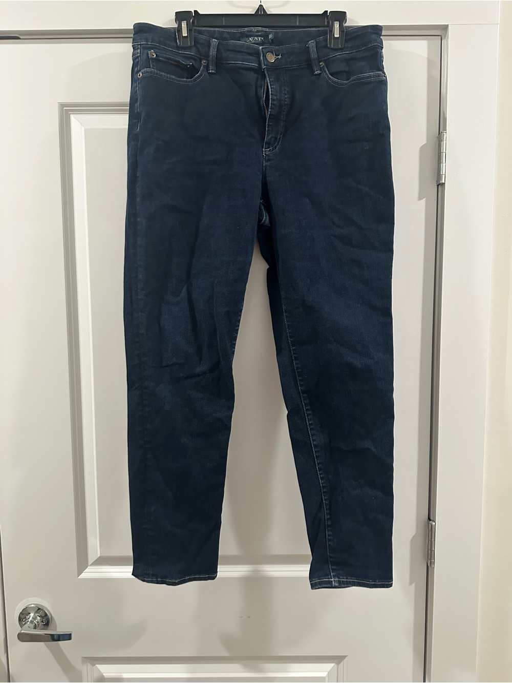 Ralph Lauren women’s Slim Straight Dark Blue Jeans